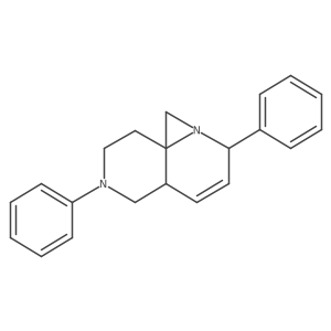 (4aR,7S,9aR)-2,7-diphenyl-1,2,3,4,7,9a-hexahydro-5H-azirino[2,1-j][1,6]naphthyridine Structure