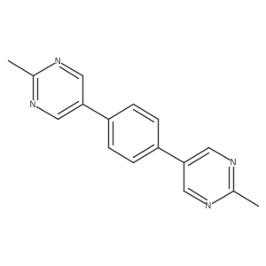 1,4-Bis(2-methylpyrimidin-5-yl)benzene Structure