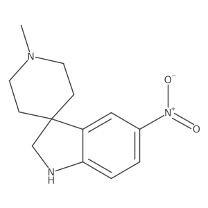 1'-Methyl-5-nitrospiro[indoline-3,4'-piperidine] Structure