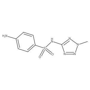 4-amino-N-(2-methyl-2H-1,2,3,4-tetrazol-5-yl)benzene-1-sulfonamide Structure