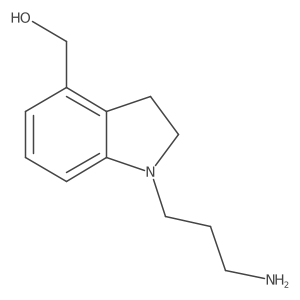 (1-(3-Aminopropyl)indolin-4-yl)methanol Structure