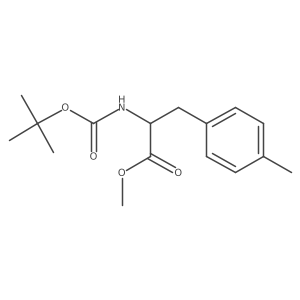 N-[(1,1-Dimethylethoxy)carbonyl]-4-methyl-L-phenylalanine methyl ester结构式