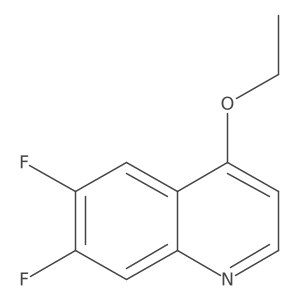4-Ethoxy-6,7-difluoroquinoline结构式