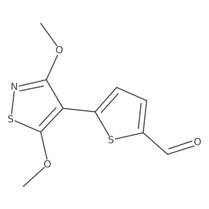 5-(Dimethoxy-1,2-thiazol-4-yl)thiophene-2-carbaldehyde结构式