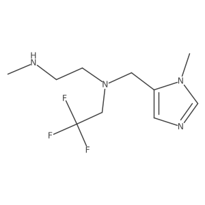 [(1-methyl-1H-imidazol-5-yl)methyl][2-(methylamino)ethyl](2,2,2-trifluoroethyl)amine Structure
