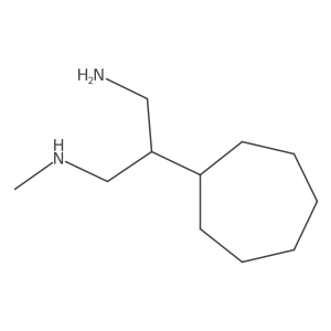 (3-Amino-2-cycloheptylpropyl)(methyl)amine结构式