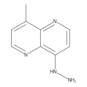 4-Hydrazinyl-8-methyl-1,5-naphthyridine Structure
