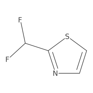 2-(Difluoromethyl)thiazole结构式