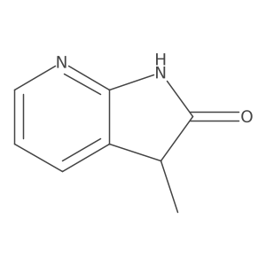 (S)-3-Methyl-1,3-dihydro-2H-pyrrolo[2,3-b]pyridin-2-one Structure