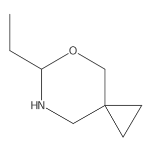 6-Ethyl-5-oxa-7-azaspiro[2.5]octane Structure