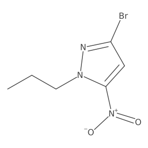 3-Bromo-5-nitro-1-propyl-1H-pyrazole Structure
