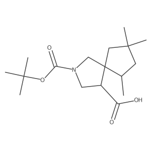 2-[(Tert-butoxy)carbonyl]-6,8,8-trimethyl-2-azaspiro[4.4]nonane-4-carboxylic acid Structure