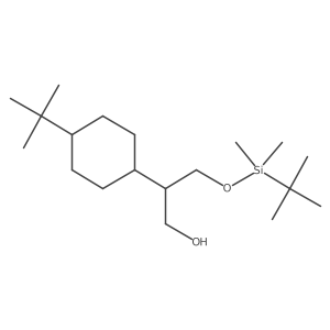 2-(4-Tert-butylcyclohexyl)-3-[(tert-butyldimethylsilyl)oxy]propan-1-ol结构式