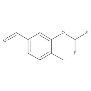 3-(Difluoromethoxy)-4-methylbenzaldehyde Structure