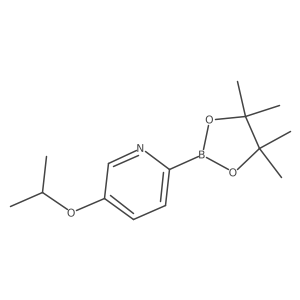 5-Isopropoxypyridin-2-ylboronic acid pinacol ester Structure
