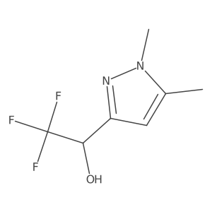 (1R)-1-(1,5-dimethyl-1H-pyrazol-3-yl)-2,2,2-trifluoroethan-1-ol Structure