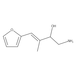 (2R)-1-amino-4-(furan-2-yl)-3-methylbut-3-en-2-ol Structure