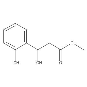 methyl (3S)-3-hydroxy-3-(2-hydroxyphenyl)propanoate Structure