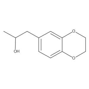 (2S)-1-(2,3-dihydro-1,4-benzodioxin-6-yl)propan-2-ol结构式