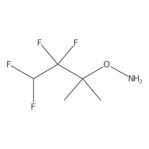 O-(3,3,4,4-tetrafluoro-2-methylbutan-2-yl)hydroxylamine Structure