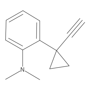 2-(1-ethynylcyclopropyl)-N,N-dimethylaniline Structure
