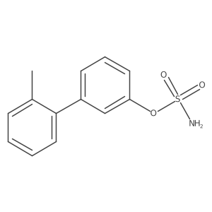 3-(2-Methylphenyl)phenyl sulfamate结构式