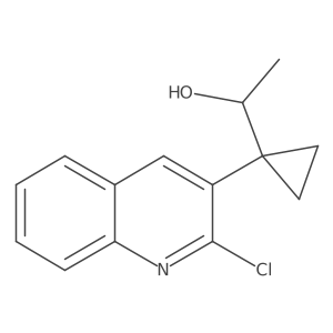 1-[1-(2-Chloroquinolin-3-yl)cyclopropyl]ethan-1-ol Structure