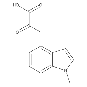 3-(1-methyl-1H-indol-4-yl)-2-oxopropanoic acid Structure