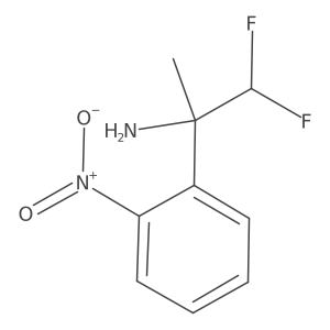 1,1-Difluoro-2-(2-nitrophenyl)propan-2-amine Structure