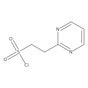 2-(Pyrimidin-2-yl)ethane-1-sulfonyl chloride结构式