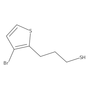 3-(3-Bromothiophen-2-yl)propane-1-thiol结构式