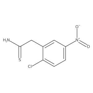 2-(2-Chloro-5-nitrophenyl)ethanethioamide Structure