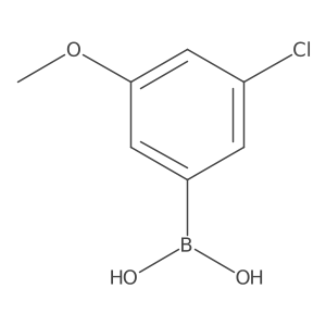 3-Chloro-5-(methoxy-d3)-phenylboronic acid Structure