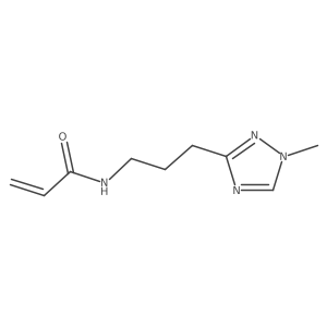 N-[3-(1-Methyl-1,2,4-triazol-3-yl)propyl]prop-2-enamide结构式