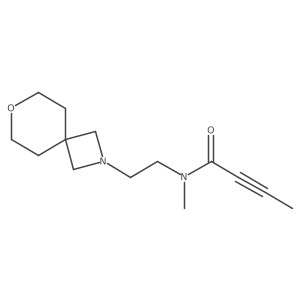 N-Methyl-N-[2-(7-oxa-2-azaspiro[3.5]nonan-2-yl)ethyl]but-2-ynamide结构式
