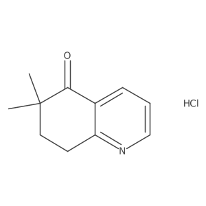 6,6-Dimethyl-5,6,7,8-tetrahydroquinolin-5-one hydrochloride Structure