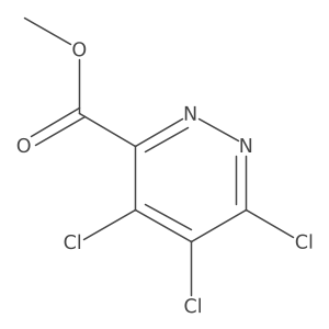 Methyl 4,5,6-trichloropyridazine-3-carboxylate结构式