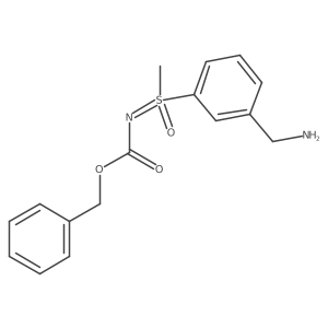 benzyl N-{[3-(aminomethyl)phenyl](methyl)oxo-lambda6-sulfanylidene}carbamate结构式