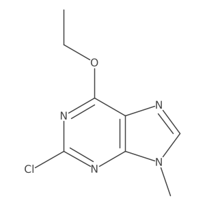 2-Chloro-6-ethoxy-9-methyl-9H-purine Structure