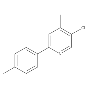 5-Chloro-4-methyl-2-(p-tolyl)pyridine结构式