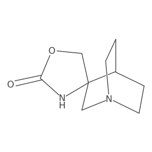 Spiro[1,3-oxazolidine-4,3'-1-azabicyclo[2.2.2]octane]-2-one Structure