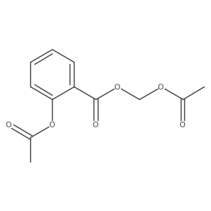 2-Acetoxy-benzoic acid acetoxymethyl ester结构式