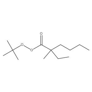 tert-butyl 2-ethyl-2-methyl-hexaneperoxoate结构式