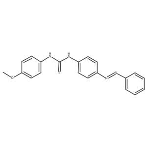 Thiourea, N-(4-methoxyphenyl)-N'-[4-(2-phenyldiazenyl)phenyl]- Structure