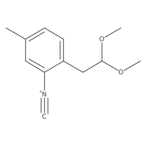 1-(2,2-Dimethoxyethyl)-2-isocyano-4-methylbenzene Structure