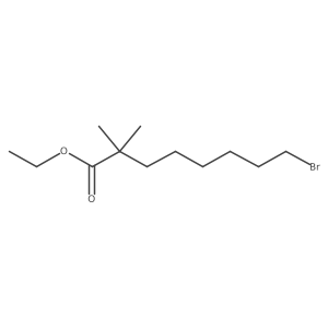 Ethyl 2,2-dimethyl-8-bromooctanoate Structure