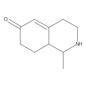 (1R,8aS)-1-methyl-2,3,4,7,8,8a-hexahydro-1H-isoquinolin-6-one结构式