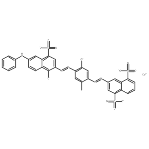 Cuprate(3-a)a, [3-a[[5-ahydroxy-a4-a[[1-ahydroxy-a6-a(phenylamino)a-a4-asulfo-a2-anaphthalenyl]aazo]a-a2-amethylphenyl]aazo]a-a1,a5-anaphthalenedisulfonaato(5-a)a]a- Structure