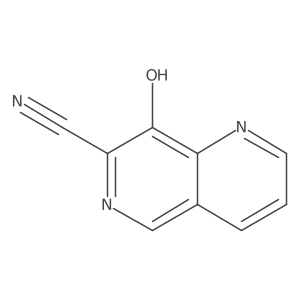 8-Hydroxy-1,6-naphthyridine-7-carbonitrile Structure