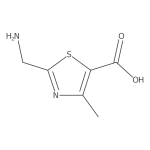 2-(Aminomethyl)-4-methyl-1,3-thiazole-5-carboxylicacid Structure